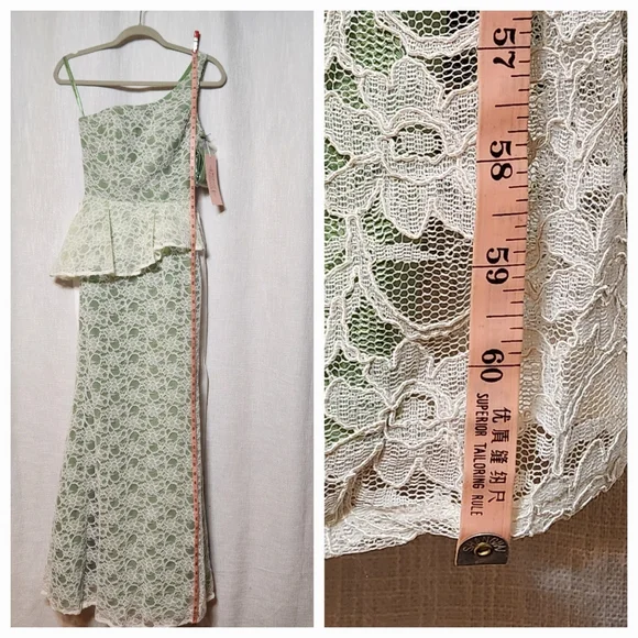 Mori Lee Madeline Gardner Formal Evening Lace Bridesmaid Wedding Fancy Full - Picture 13 of 16